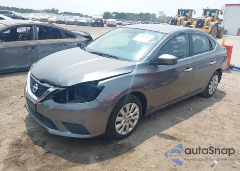 2019 Nissan Sentra S из США, поврежденный, VIN 3N1AB7AP8KY268793